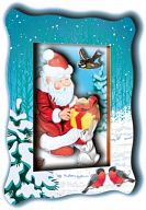 Объемная картинка в рамке "Ух, Дед Мороз" (10 деталей)