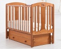 Кровать с маятником 120x60 Гандылян "Диана" вишня