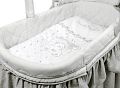 Постельное белье для электронной колыбели Funnababy Lovely Bear White (5 предметов)