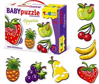 Контур-пазл "Baby Puzzle. Фрукты" (ToysUnion 00-608)
