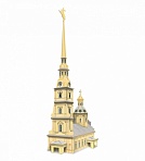 Сборная модель из картона "Петропавловский собор" (27 деталей)