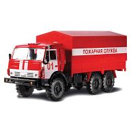 Машина металлическая инерционная "КАМАЗ 3303. Пожарная служба"