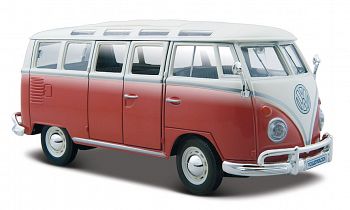 Коллекционная модель автомобиля "VOLKSWAGEN T1 SAMBA MINIBUS 1962" (Maisto 31956)