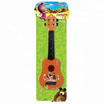 Детская гитара "Маша и Медведь" (Играем вместе В323588-R2)