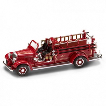 Коллекционная модель автомобиля "Пожарная машина. MACK TYPE 75BX 1935" (Yat Ming 43001)