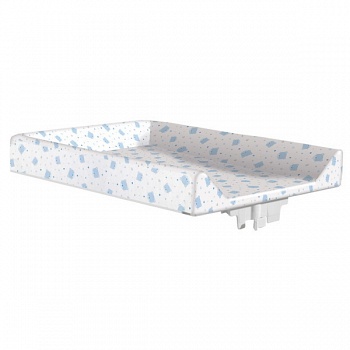 Пеленальная доска на кроватку 120x60 Micuna мишки/сердечки голубые (CP-744)