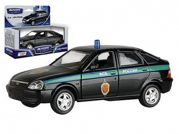 Модель автомобиля "ЛАДА PRIORA. ФСБ России" (Autotime Collection 33984)