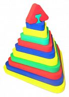 Пирамидка из мягкого полимера "Треугольник"