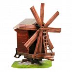 Сборная модель из картона "Ветряная мельница" (28 деталей)
