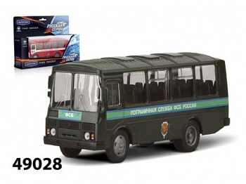 Модель автомобиля "ПАЗ-32053. Пограничная служба ФСБ" (Autotime Collection 49028)