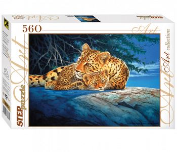 Пазл "Art Collection. Леопарды" (Степ Пазл 78075)