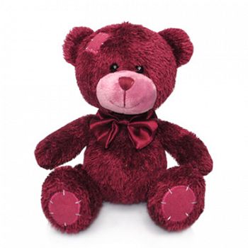 Мягкая игрушка "Медведь Берни бордовый" (Lava 8533D)