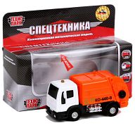 Машина металлическая инерционная "СПЕЦТЕХНИКА. Мусоровоз"