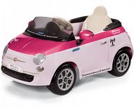Электромобиль Peg-Perego Fiat 500 Pink на радиоуправлении