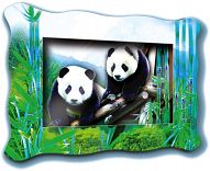 Объемная картинка в рамке "Две панды" (16 деталей)