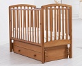 Кровать с маятником 120x60 Гандылян "Дашенька" вишня