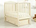 Кровать с маятником 120x60 Гандылян "Симоник" слоновая кость