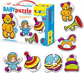 Контур-пазл "Baby Puzzle. Игрушки" (ToysUnion 00-607)