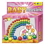 Мозаика с аппликацией "Baby Mosaic. Полянка" (60 деталей)