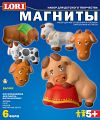 Набор для изготовления и росписи барельефов "Магниты. Бычки" (6 форм)