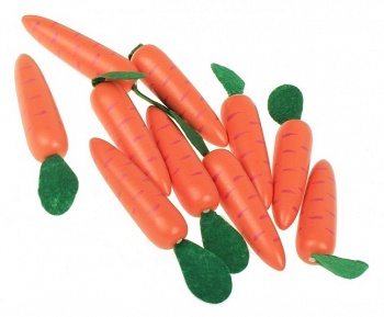Счетный материал из дерева "Морковка" (Лесная мастерская 498820)