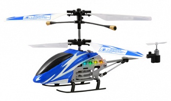Вертолет с гироскопом на инфракрасном д/у "GYRO-100. Синий" (1 TOY Т51665)