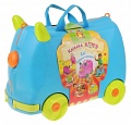 Голубая каталка-чемодан для игрушек "Котэ"