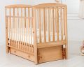 Кровать с маятником 120x60 Гандылян "Полина" натуральный