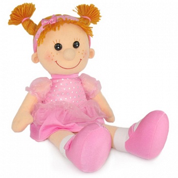 Мягкая игрушка "Кукла Майя в платье с блестками" (Lava 8371W)