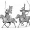 Набор миниатюр "Битвы самураев. Конные самураи-лучники" (Звезда 6416)