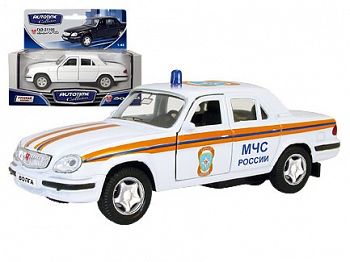 Модель автомобиля "ГАЗ-31105 ВОЛГА. МЧС" (Autotime Collection 4303)