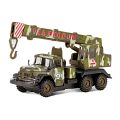Машина металлическая инерционная "ЗИЛ 131 АВТОКРАН. Военстрой"