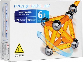Магнитный конструктор "Желтый" (Magneticus МК-0034Y)