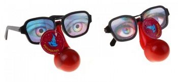 Детские карнавальные очки со световым носом "Женский взгляд" (Страна Карнавалия 317850)