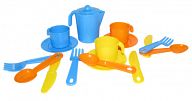 Набор игрушечной посуды на 3 персоны "Анюта"