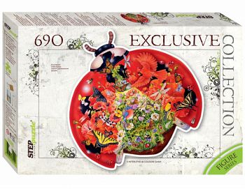Фигурный пазл "Exclusive Collection. Божья коровка" (Степ Пазл 83505)