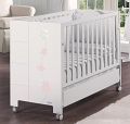 Кровать 140x70 Micuna Juliette Luxe Relax Big белый/розовый
