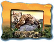Объемная картинка в рамке "Леопард" (7 деталей)