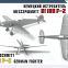 Сборная модель "Немецкий истребитель Мессершмитт Bf 109 F-2" (Звезда 7302)