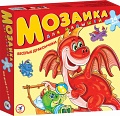 Пазл "Мозаика для малышей. Веселые дракончики" (24 элемента)