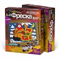 Фреска в рамке "Песчаная картина. Морозко"