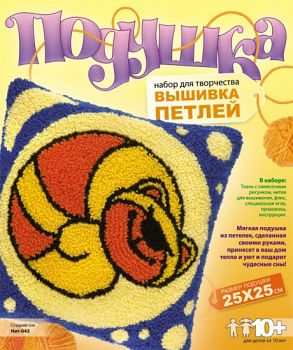 Вышивка петлей "Подушка. Сладкий сон" (Lori Нит-043)