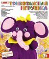 Трикотажная игрушка "Добрый слоненок"