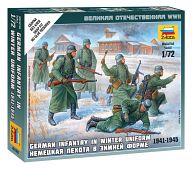 Набор миниатюр "Великая Отечественная. Немецкая пехота в зимней форме 1941-1945"