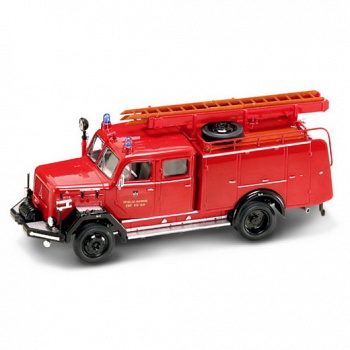 Коллекционная модель автомобиля "Пожарная машина. MAGIRUS-DEUTZ 150D 1964" (Yat Ming 43015)