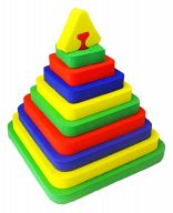 Пирамидка из мягкого полимера "Квадрат"