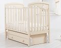 Кровать с маятником 120x60 Гандылян "Джулия" слоновая кость
