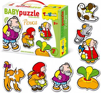 Контур-пазл "Baby Puzzle. Репка" (ToysUnion 00-605)