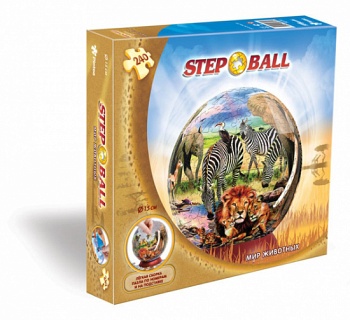 Пазл-шар "StepBall. Мир животных" (Степ Пазл 98130)