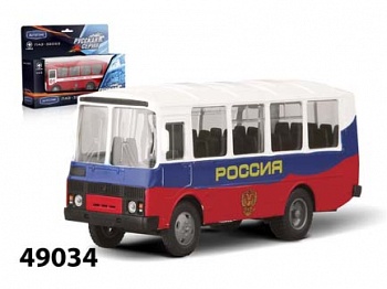 Модель автомобиля "ПАЗ-32053. Россия" (Autotime Collection 49034)